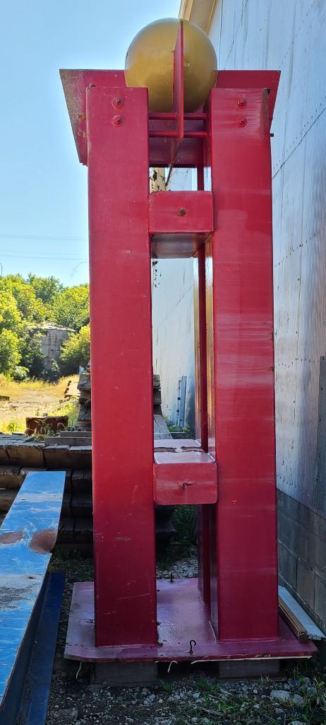 Rosenblatt Stadium Cast Iron Entrance Posts, Approx. 12ft Tall,