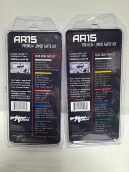 (2) CMMG AR15 Premium Lower Parts Kits