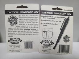 (8) Zak Tool Pocket Handcuff Keys