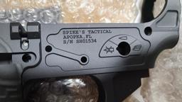 Spike's Tactical Rare Breed Design Billet Lower Receiver Model Spartan Multi Cal Serial # in Photo