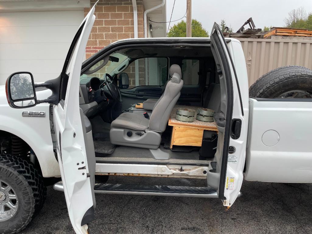 2006 Ford F250 Super Duty Pickup 4WD 8 Cylinders P 6.0L Turbo Diesel OHV 366 CID, 158,781 Miles