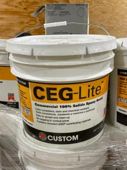 12 - CUSTOM 19.4lb Buckets CEG-Lite Commercial 100% Solids Epoxy Grout PART B