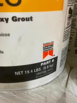 12 - CUSTOM 19.4lb Buckets CEG-Lite Commercial 100% Solids Epoxy Grout PART B