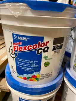 (13) 2 Gallon Mapei FlexColor CQ Ready-To-Use Grout w/ Color-Coated Quartz - Charcoal