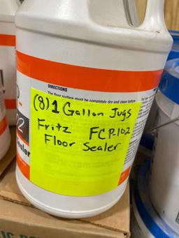 (8) 1 Gallon Jugs Fritz FCP-102 Floor Sealer