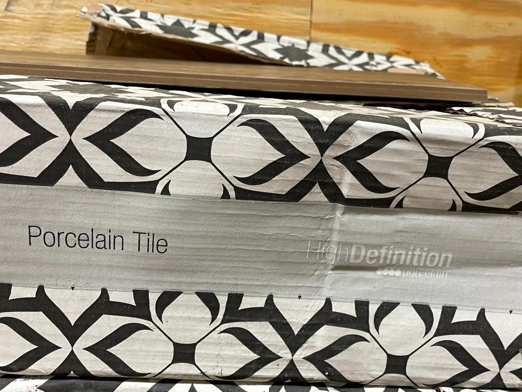3 Types of Tile; 23 Boxes - See List Below and Photos for Detail