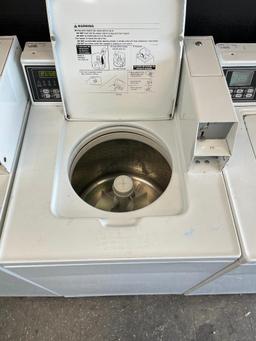 Three (3) Speed Queen 26in Top Load Commercial Washer w/ Coin-Op