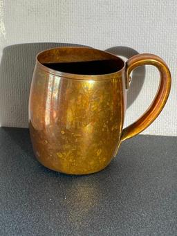 Vintage Solid Copper Moscow Mule Mug / Cup from Brothers Lounge
