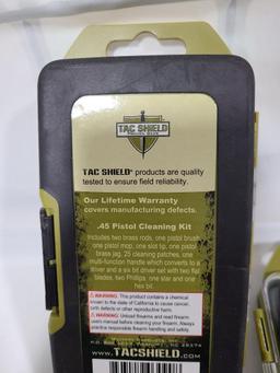 (2) Tac Shield .45 Caliber 14-Pcs Pistol Cleaning Kits