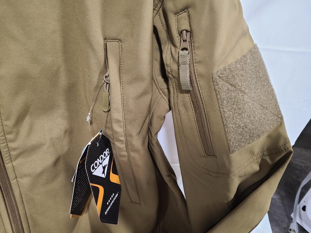 Lot of 5 Condor Summit Soft Shell Jacket Tan Size XL & First Tactical Velocity Pants 34x36"