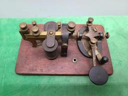 Early Electric Telegraph Instrument Key