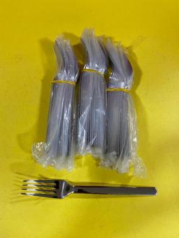 NEW Oneida Noval 18/0 Stainless Steel Heavy Weight Commercial Silverware: 36 Forks