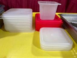Bus Tubs, False Bottom Steam Pan, Steam Pan Dividers, Container Lids