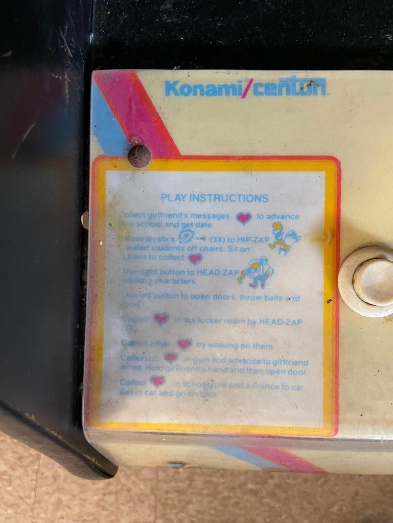 Vintage Konami Mikie Arcade Game, As-Is - Project Unit - Coin-Op Machine, Dirty, Did Not Test