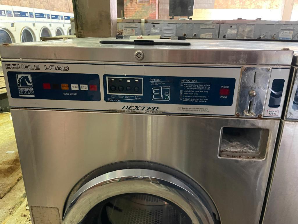 Lot of 3, Dexter Double Load Thoroughbred 300 T-300 Commercial Washer / Extractor