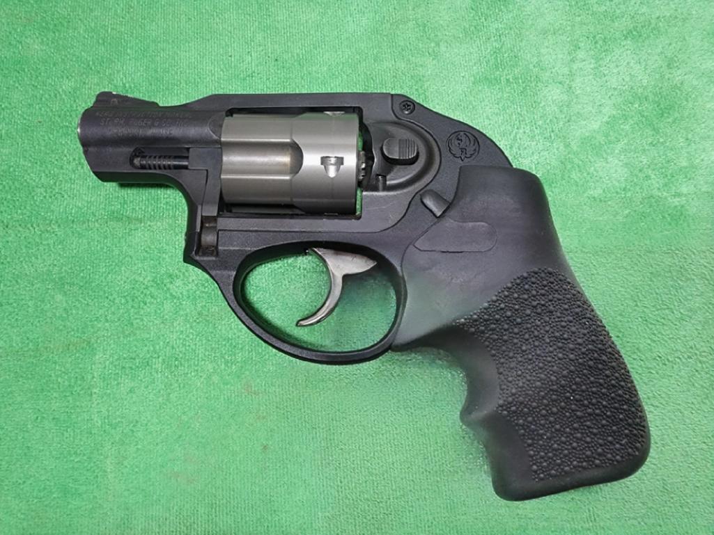 Ruger LCR 357 Mag Double Action Revolver, Hammerless w/ Leather Holster SN: 546-04114