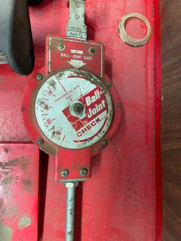 Ball Joint Check Tool, AMMCO Model 7350 Decelerometer, Tool Stand