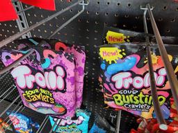 17 Bags of Trolli Sour Gummies, Various Flavors, 5oz Bags