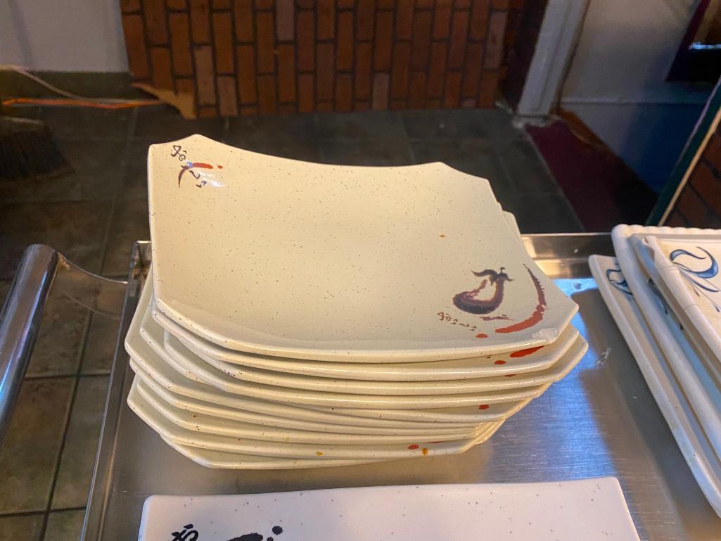 Japanese / Sushi Plates, Some Chipped