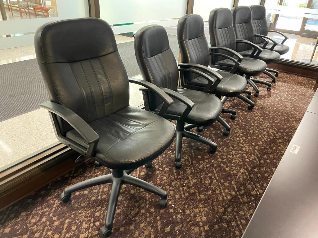 Lot of 6 Tash Chair / Office Chair / Conference Chairs, Adjustable, Clean