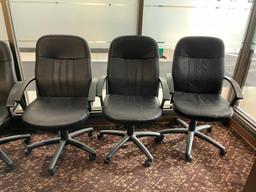 Lot of 6 Tash Chair / Office Chair / Conference Chairs, Adjustable, Clean