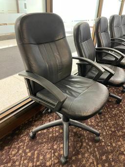 Lot of 6 Tash Chair / Office Chair / Conference Chairs, Adjustable, Clean