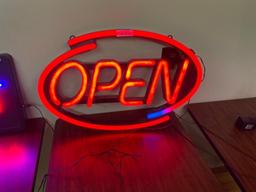 LED Multi-Function Open Sign