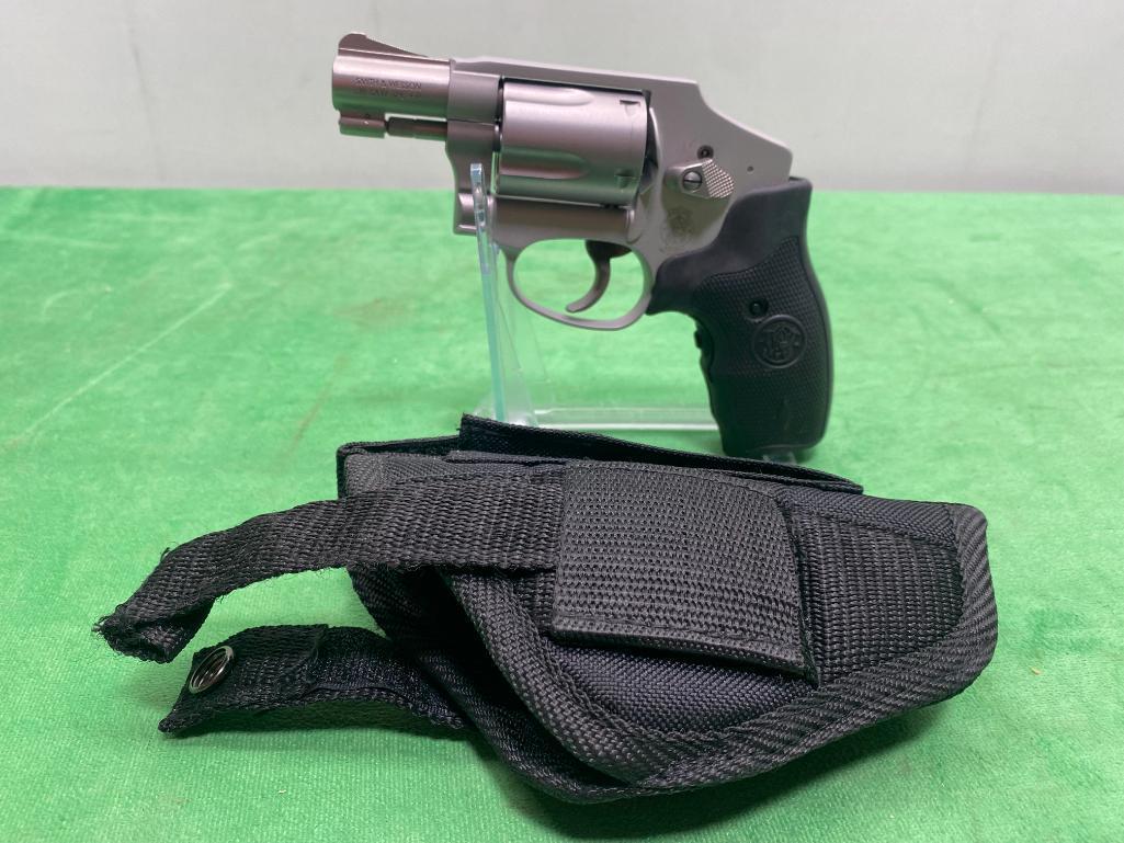 Smith and Wesson Airweight 642-2 .38 S&W Spl. + P. w/ Holster, No Box, Hammerless