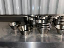 Lot of 85 Stainless Steel Ramekins