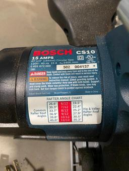 Bosch Electric 7-1/4in Circular Saw in Factory Carrying Case Bag, Model: CS10