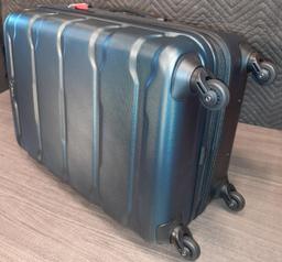 Samsonite Omni PC Hard side Expandable Luggage with Spinner Wheels 24" Teal (No Key)