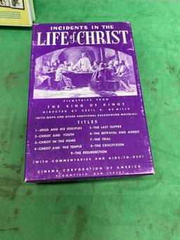 Vintage VHS and Film Strip Movies, Incidents in the Life of Christ King of Kings