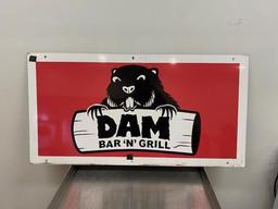 Dam Bar Metal Sign