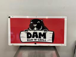 Dam Bar Metal Sign