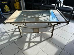 Glass Top Coffee Table