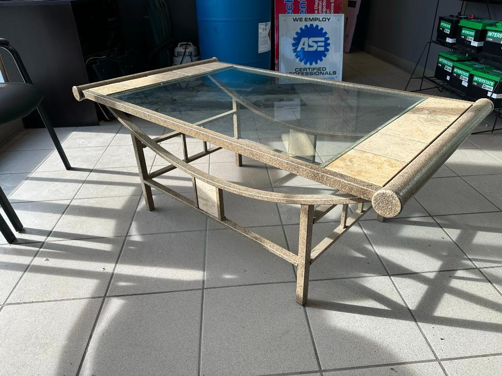 Glass Top Coffee Table