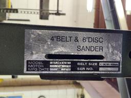 HD 4in Belt Sander and 6in Disc Sander, See Images for Detail