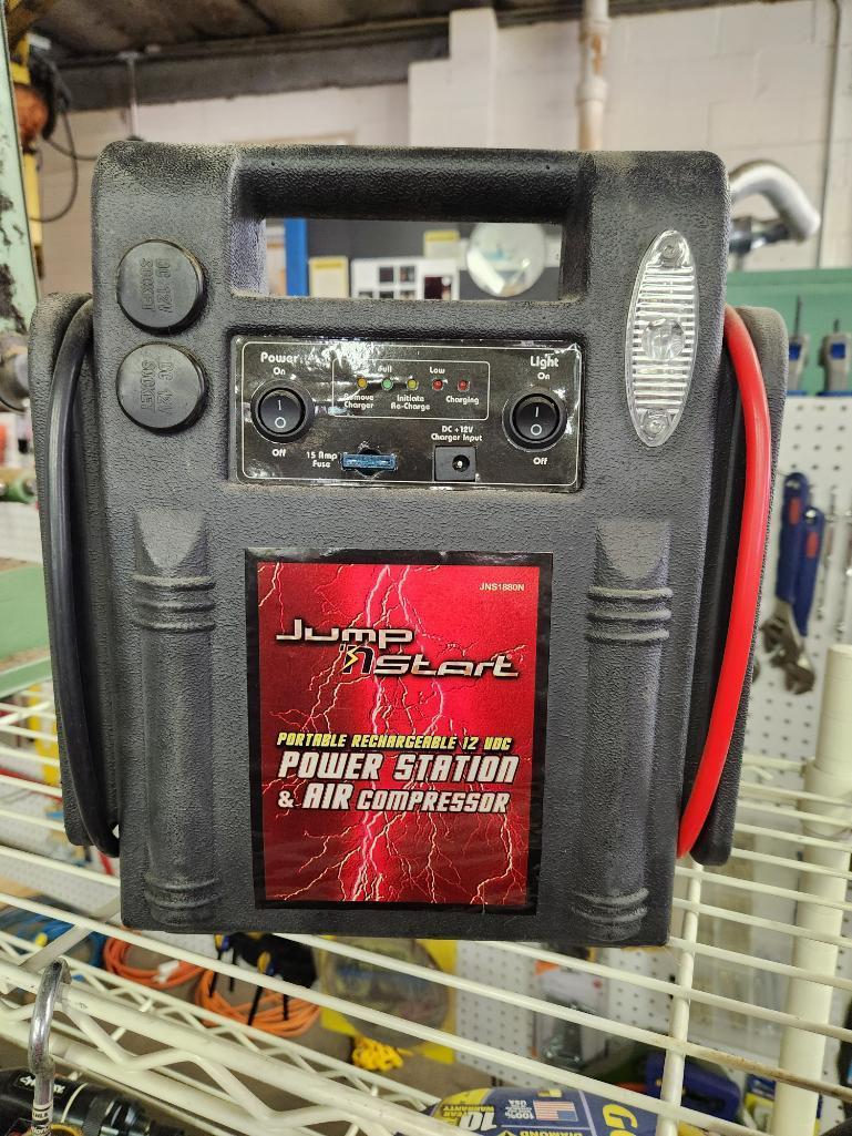 Jump Start Power Station and Air Compressor