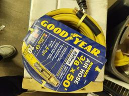 Husky Pneumatic Drills and New Goodyear 3/8in 50ft Air Hose
