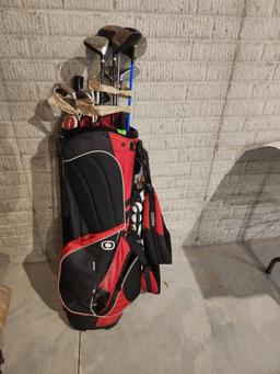Golf Club Set - MAXFLI Irons, Putter and Woods w/ Golf Bag