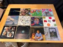 12 Vinyl 33rpm Records, Deep Purple, Pink Floyd, Led Zeppelin, Monkees, The WHO, Beach Boys, Cream,
