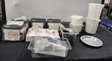 Napkin Dispensers, Food Containers, Gloves, Portion Cups