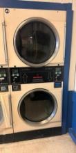 Speed Queen Double-Stack 30lb Commercial Dryer - Model: ST0300DFG - Working