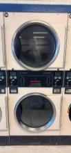 Speed Queen Double-Stack 30lb Commercial Dryer - Model: ST0300DFG - Working