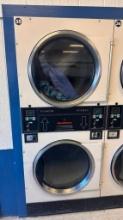 Speed Queen Double-Stack 30lb Commercial Dryer - Model: ST0300DFG - Working