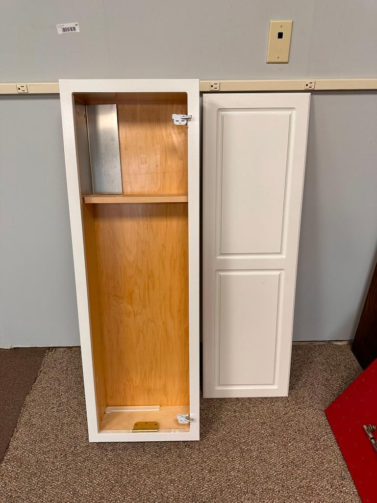 Wall Mount Cabinet w/ Broken Hinge