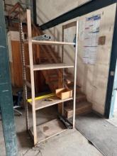 Metal Shelving Unit, 8ft x 3ft x 18in