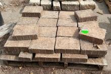 Pallet of 30+- Landscaping Blocks / Pavers, 10in x 8in x 3in,