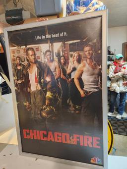 Framed Poster "Chicago Fire"