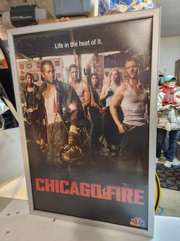 Framed Poster "Chicago Fire"